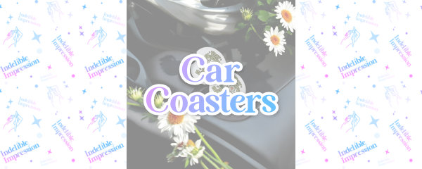 Banner showing the category "Car Coasters"