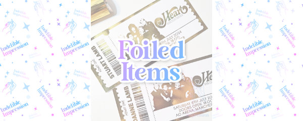 Banner showing the category "Foiled Items"